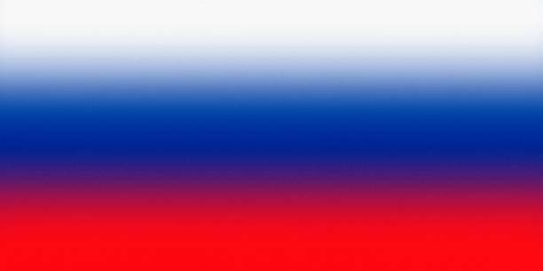 istock Flag of Russia, grainy gradient background glowing color backdrop noise texture banner poster header design 2172821239