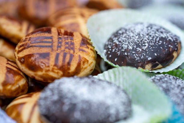 display of delicious looking cakes
