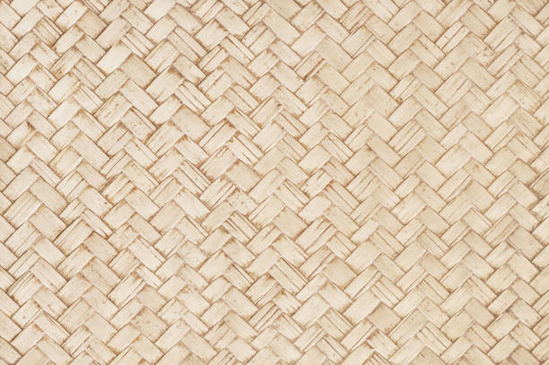 istock Old bamboo weaving pattern, woven rattan mat texture for background and design art work. 2172848324