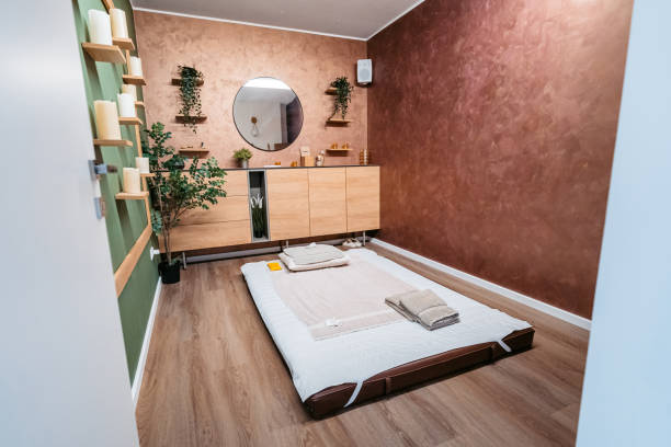 istock Massage Bed In A Spa In Thailand 2172848538