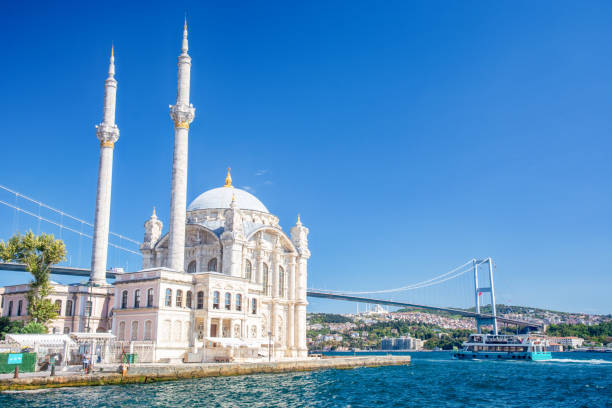 istock Ortakoy Mosque and Bosphorus bridge 2172850230
