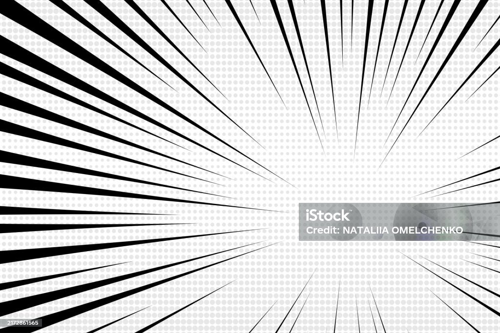 Comic Speed Background Comic Book Speed Lines Vector Background Stock Illustration - Download ...