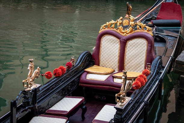 Sailing into a smaller Canal - from Canal Grande in Venice in beautiful crafted gondola.