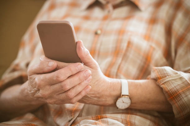 istock Senior woman using smart phone 2172889027
