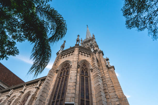 Close up from the Catedral So Pedro de Alcantara in Petropolis RJ Brazil. May 28 2024.