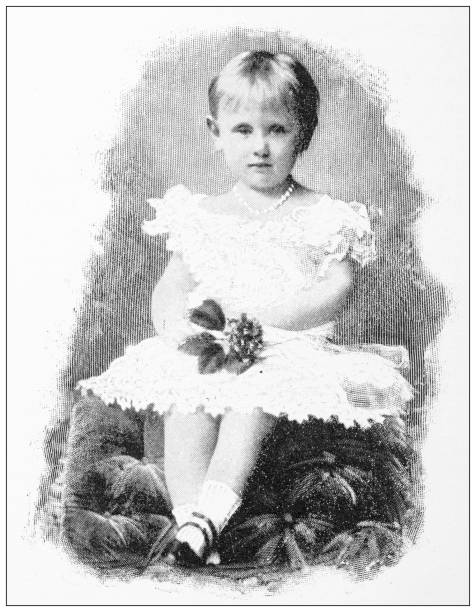 istock Antique image: Wilhelmina of the Netherlands at 4 years old 2172906608
