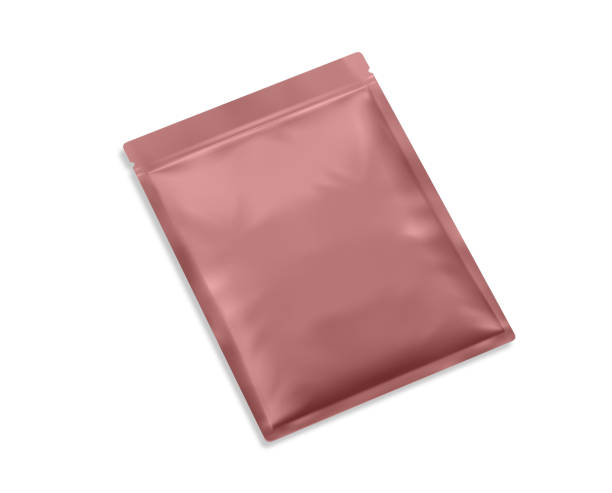 istock foil package mockup, blank bag template for design uses 3d illustration, 3d rendering 2172914561