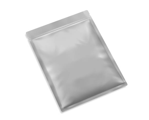 istock foil package mockup, blank bag template for design uses 3d illustration, 3d rendering 2172914566