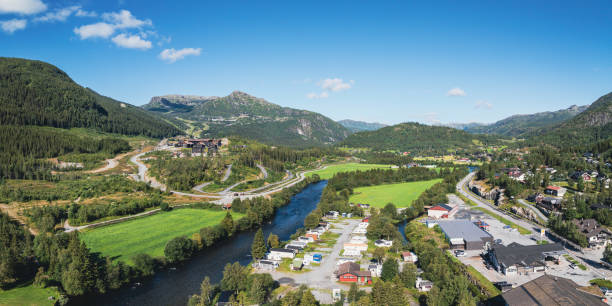 Beautiful Norwegian mountain landscape at summer