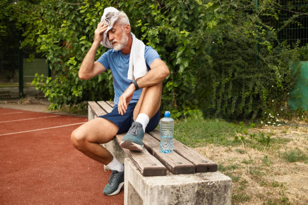 istock Senior Man Relaxing After a Run 2172916943