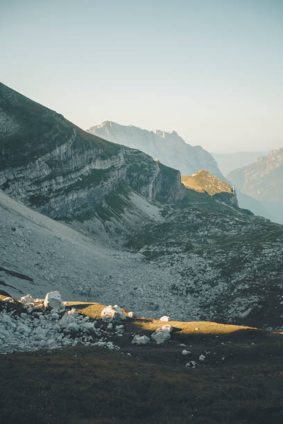 istock Aerial view of mountains and lofty clouds 2172918083