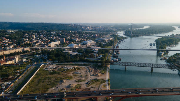 istock Belgrade from the air, drone photography 2172923312