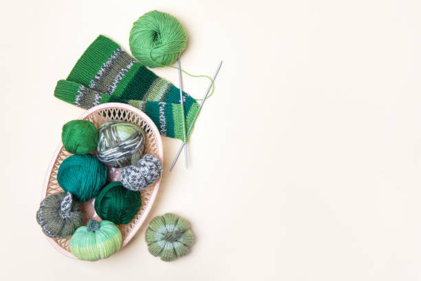 istock Knitting balls in basket 2172925976