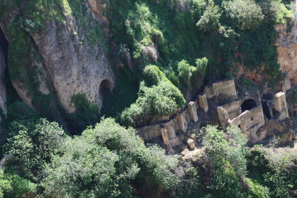 istock Scenic view of ronda's cliffside buildings and bridge 2172926028