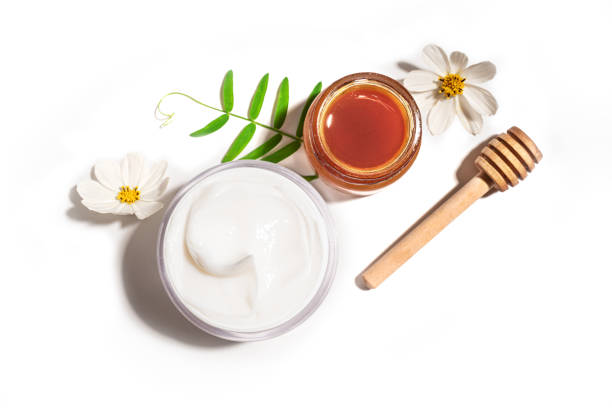 istock Cosmetic rich cream with natural honey 2172927023
