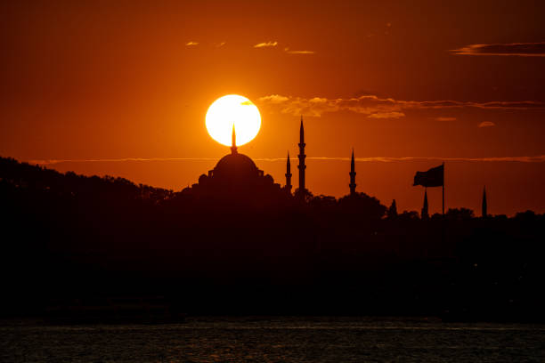 istock The Minaret and The Sun 2172928385