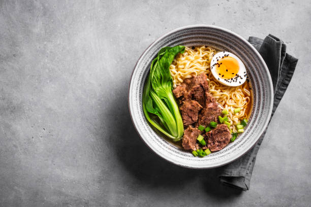 istock Miso Ramen Asian noodles soup with beef 2172931272