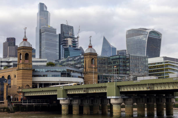 istock View over the River Themse on financial district 2172933631