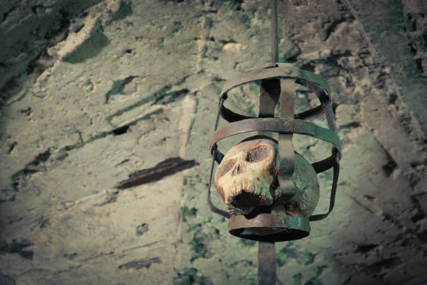 Close up of a skull
