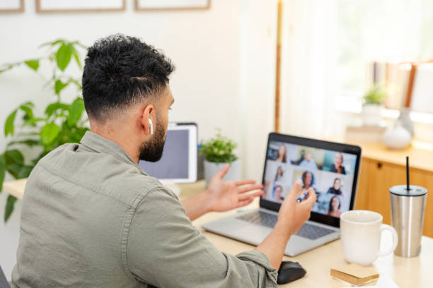 istock Unrecognizable young adult male gestures while talking with his classmates 2172946042