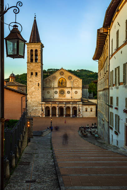istock Cathedral and Piazza del Duomo in Spoleto 2172952249
