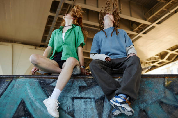Capturing Youthful Energy Under Urban Overpass