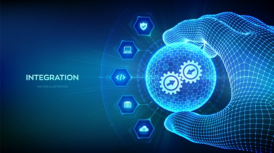 Integration Data System Industrial Smart Technology System Integration ...