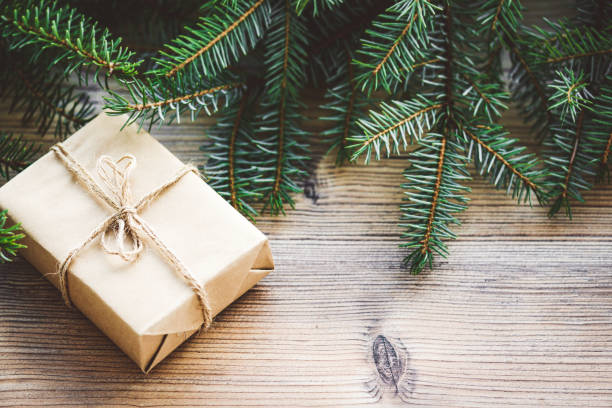 istock christmas background with christmas gift 2172958560