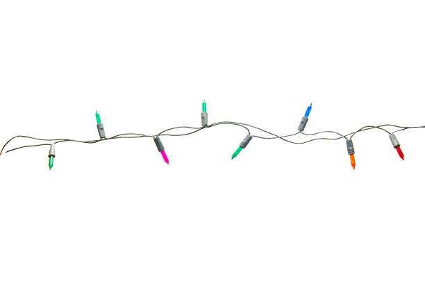 istock String of Christmas lights isolated on white background With clipping path 2172969933
