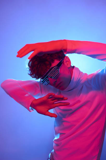 istock Exploring Futuristic Style with Neon Lighting Effects 2172970057