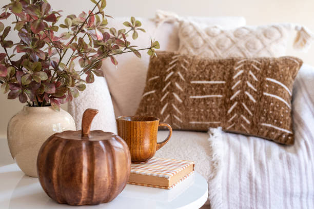 istock Fall decor still life with coffee mug and a book 2172983722