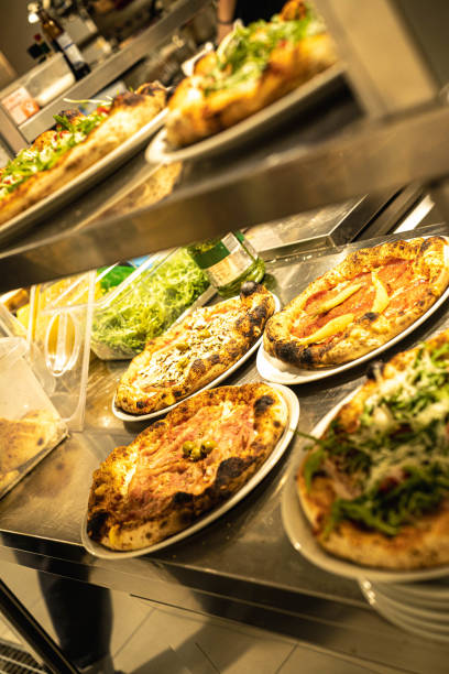 istock Prepared pizzas to serve. 2172984910