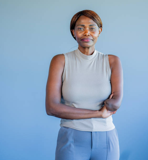 istock Female Amputee Portrait 2172999325