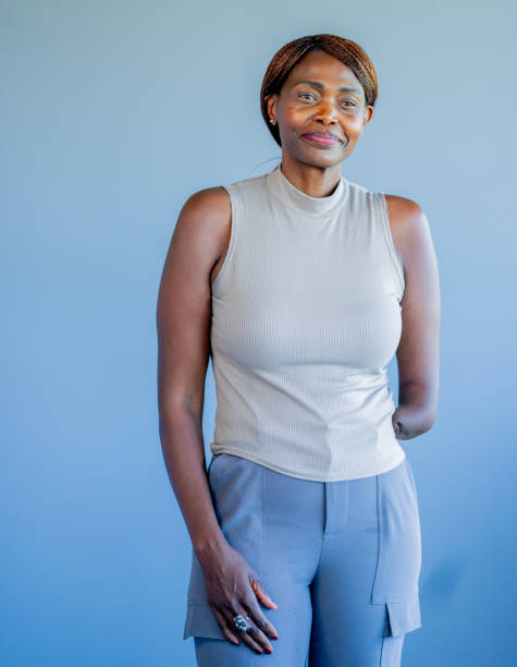 istock Female Amputee Portrait 2172999327
