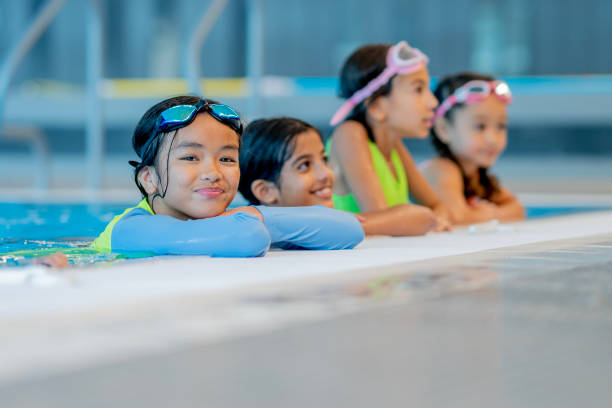 istock Children's Swimming Lesson 2172999520