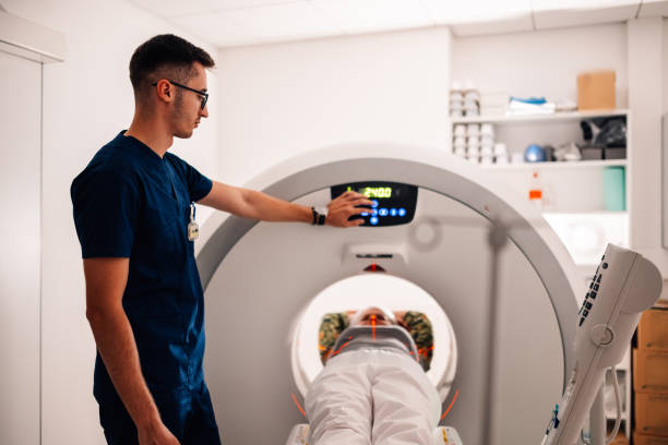 istock A medical professional preparing a patient for CT scan procedure 2172999990