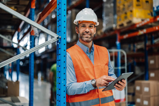 istock Warehouse manager uses a tablet to maintain vast inventory 2173000004