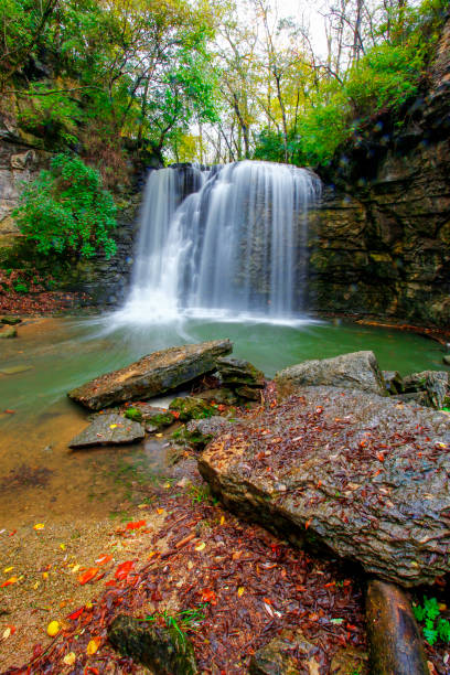 istock Hayden Run Falls in Autumn, Columbus, Ohio 2173011037