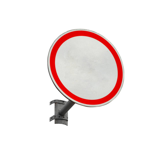 Traffic road construction street signs