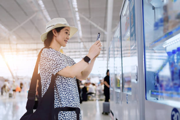 istock Capturing Moments at the Airport Vending Machine 2173025074