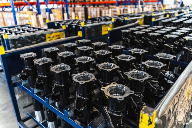 istock Factory Workshop, Tools Equipment for Industry Engineering and Metal Manufacturing, Featuring Steel Machines, Spare Parts, and Repair Services, Integral to Production Process and Technological Work 2173029442