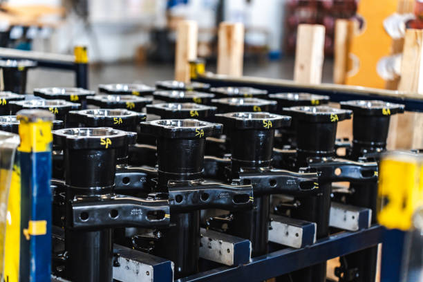 istock Factory Workshop, Tools Equipment for Industry Engineering and Metal Manufacturing, Featuring Steel Machines, Spare Parts, and Repair Services, Integral to Production Process and Technological Work 2173029460