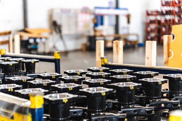 istock Factory Workshop, Tools Equipment for Industry Engineering and Metal Manufacturing, Featuring Steel Machines, Spare Parts, and Repair Services, Integral to Production Process and Technological Work 2173029461