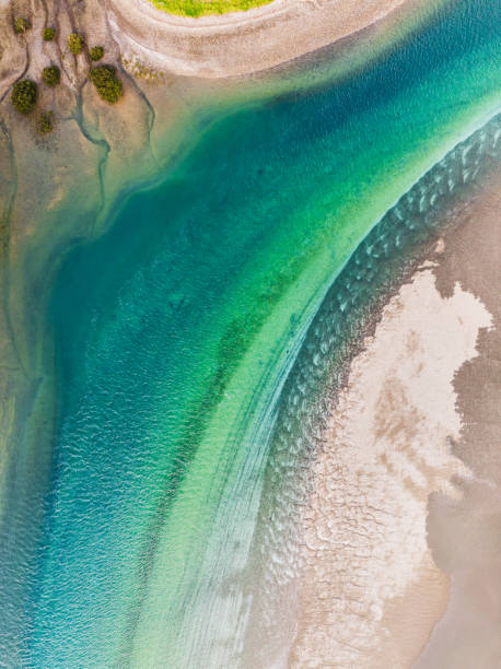 istock Aerial view of remote coastline. 2173035445