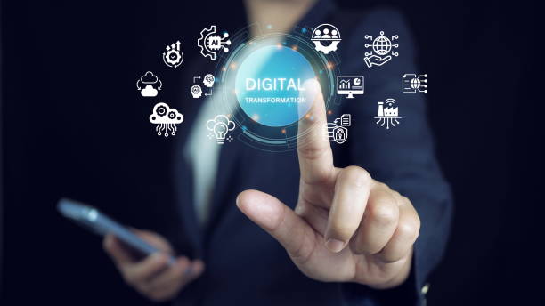 istock Digital transformation technology strategy, digitization and digitalization of business processes and data, optimize and automate operations, customer service management, internet and cloud computin 2173042435