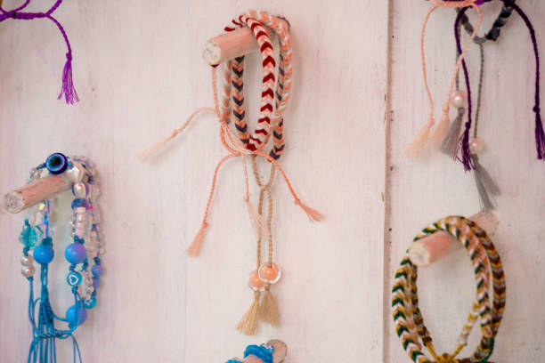 istock Rope bracelets with various models made from handicrafts 2173050450