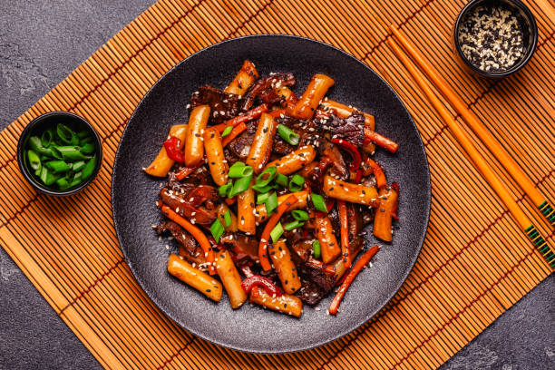 istock Tteokbokki ,Spicy Stir fried Rice Cake. 2173053408