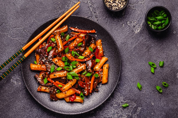 istock Tteokbokki ,Spicy Stir fried Rice Cake. 2173053409