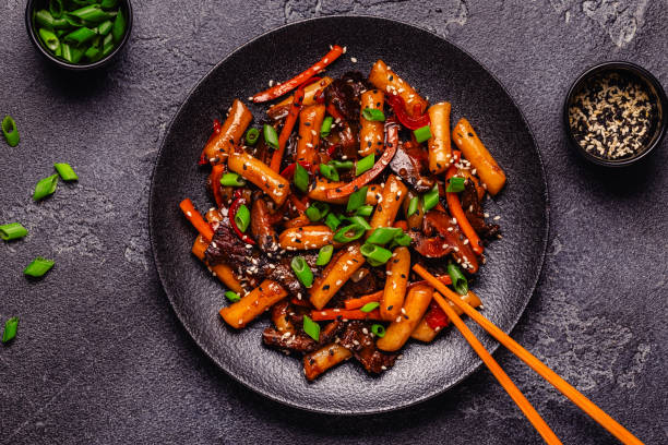 istock Tteokbokki ,Spicy Stir fried Rice Cake. 2173053629