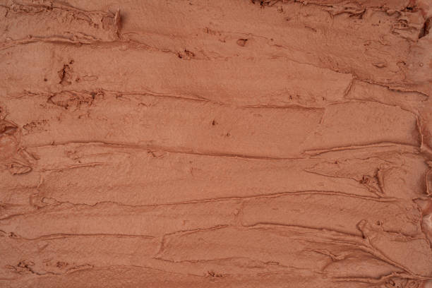 istock Chocolate ice cream texture. Top view. Delicious cool treat. 2173058221
